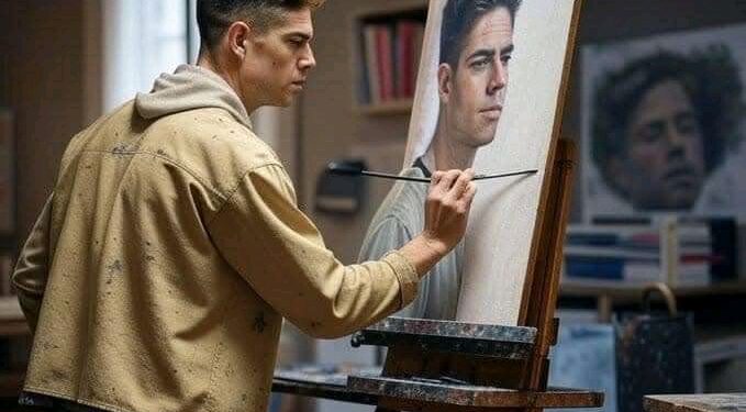 Gefeliciteerd, Wout! Wout Van Aerts persoonlijke schilderij verkocht voor maar liefst £343.000 om geld in te zamelen voor een goed doel