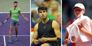 2024’s most startling defeats include Novak Djokovic, Carlos Alcaraz, and Iga Swiatek