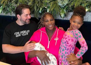 Serena Williams’ husband Alexis Ohanian revives tradition by impressing his children Olympia and Adira with a “classic” hamburger pancake dish.