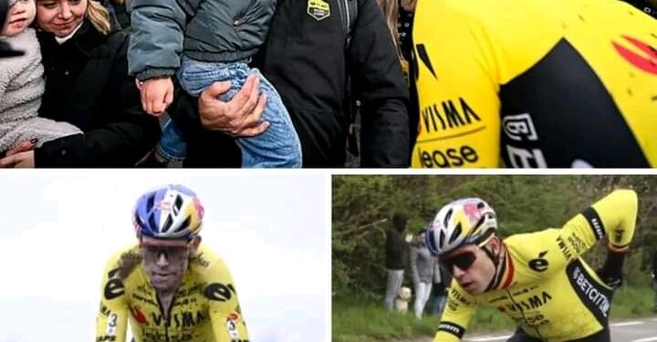 Wout Van Aert’s zoon Georges zorgt voor ontroerend bewegend beeld na de overwinning van Van Aert ⇒Volledig verhaal hieronder👇👇👇