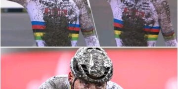 Hallo, Remco? Van der Poel viert Evenepoels verjaardag met een overwinningsgebaar: “Hij vroeg me het te doen”