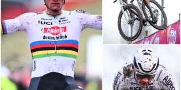 Zeven uit zeven voor de wereldkampioen: Dominante Van der Poel zet perfecte reeks voort in Hoogerheide