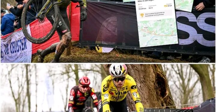 Hardlopen, op de cyclocrossfiets en achter de brommer: Van Aert voltooit maar liefst drie trainingssessies op één dag Details in de reacties hieronder 👇