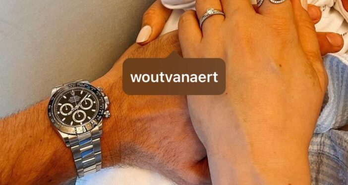 Spot het horloge: Wout van Aert en zijn Rolex Daytona