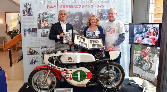 [Oldies] Jarno Saarinen onorato alla celebrazione di un secolo di amicizia finlandese-giapponese