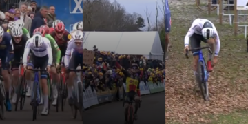 Rampzalige start blijkt te veel voor Thibau Nys in race van zijn vader, Iserbyt voelde zich geweldig en liet zichzelf zien