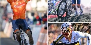 Spannend werd het nooit: almachtige Van der Poel voor de zevende keer wereldkampioen veldrijden, Van Aert en Nys ook op het podium Details in de reacties hieronder 👇