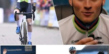 “Een carrière om met trots op terug te kijken”: Mathieu van der Poel en andere veldrijders nemen afscheid van Sanne Cant