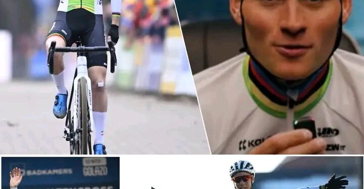 “Een carrière om met trots op terug te kijken”: Mathieu van der Poel en andere veldrijders nemen afscheid van Sanne Cant