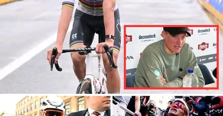 Van der Poel (met verstopte neus) blij dat het team kritiek negeert: ‘Als ze dat van me af zouden pakken…’ meer details hieronder