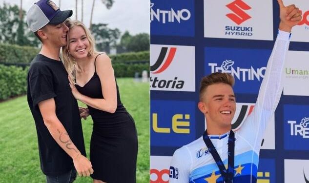 Thibau Nys ontvangt speciaal felicitatiegeschenk van vriendin Anna Eikendal