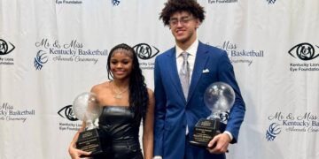 Sacred Heart Academy’s ZaKiyah Johnson and Great Crossing High School’s Malachi Moreno have been honored as Kentucky’s 2025 Miss and Mr. Basketball, respectively. Full details below ⬇️