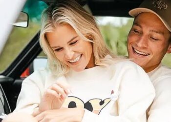 Mathieu van der Poel en Roxanne Bertels kondigen aan dat ze hun eerste baby verwachten