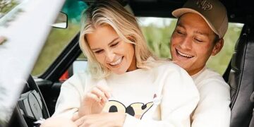 Mathieu van der Poel en Roxanne Bertels kondigen aan dat ze hun eerste baby verwachten