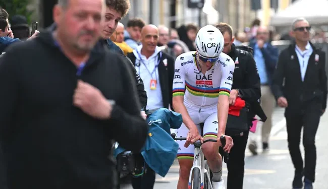 Breaking news:Tadej Pogačar Withdraws from Paris-Roubaix After Milan-San Remo Setback
