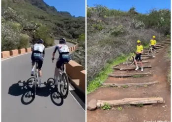 Van Aert scherpt vorm aan met late veldrittraining, terwijl Roglič de zon opzoekt in Tenerife