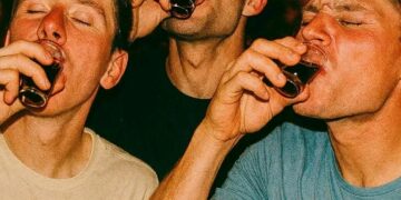 Afterparty Parijs-Roubaix in volle gang: Wout van Aert toont zijn dj-skills en Mathieu van der Poel gaat los en viert uitbundig
