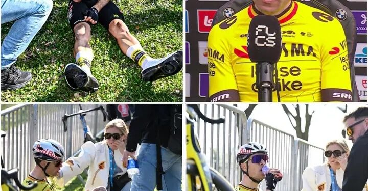 De Belgische wielrenner Wout van Aert heeft zichzelf streng beoordeeld na een teleurstellende sprintprestatie in zijn laatste race.