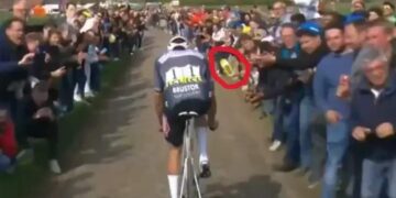 “Ik moet toegeven dat ik behoorlijk veel te veel had gedronken” – bidonwerper van Mathieu van der Poel tijdens Parijs-Roubaix biedt excuses aan in eerste publieke reactie.