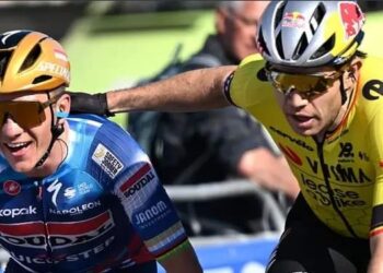 Van Aert en Evenepoel gooiden het op akkoordje: “Hadden we afgesproken”