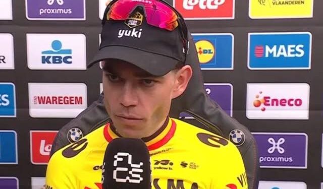“Laat ze maar twijfelen – ik blijf trappen”: Wout Van Aert reageert op criticus die zei dat hij niet fit is voor de Ronde van Vlaanderen 2025