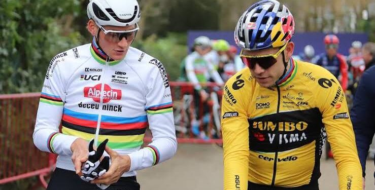 Natuurlijk is Van Aert beter dan Van der Poel – Gedurfde uitspraak zorgt voor verhitte discussie onder wielerfans