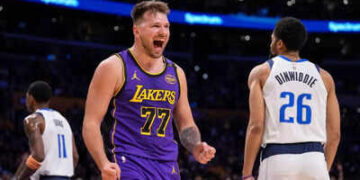 Govorice o menjavi v ligi NBA: Los Angeles Lakers bi lahko Luko Dončića zamenjali za zvezdnika Dallas Mavericksov za 62,7 milijona dolarjev po uničujočem odhodu iz končnice