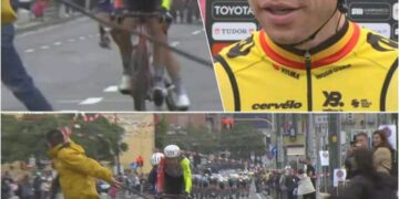 “Waanzinnig wat er gisteren gebeurde”: Verbijsterde Wout van Aert veroordeelt actie van demonstranten in de Giro d’Italia