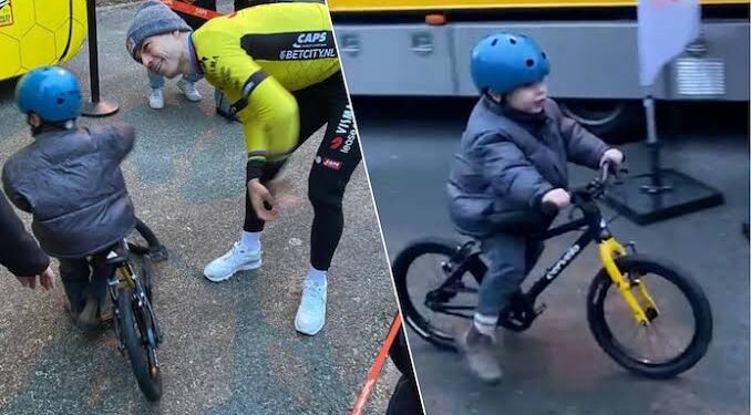 Wout Van Aert wint Vader van het Jaar-prijs na hartverwarmend gebaar naar zijn zonen Georges en Jerome