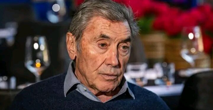 Verdrietig nieuws: Wielerlegende Eddy Merckx is opnieuw in het ziekenhuis opgenomen, wat tot bezorgdheid leidt bij fans over de hele wereld.