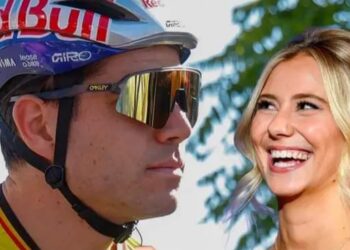 Miss België tikt Van Aert op de vingers: “Die coureurs tegenwoordig..”