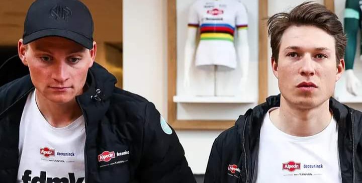 De zorgen bij Alpecin-Deceuninck nemen toe nu blijkt dat Mathieu van der Poel en Jasper Philipsen samen 25% van het teambudget van €26,8 miljoen voor 2025 opslokken, wat twijfels oproept over de financiële houdbaarheid van het team.