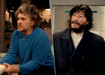 Deze week in ‘Familie’: Rudi vraagt Kiki ten huwelijk en Thasos staat plots aan de deur bij Mathias. 👇