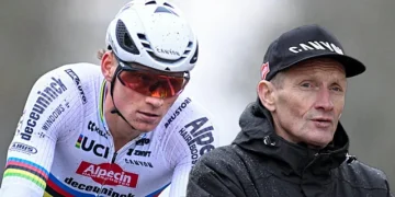 Adrie van der Poel doet wielerfans beven: ‘Mathieu denkt eraan’
