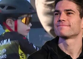 Wout van Aert doet prachtige onthulling over zoontje Georges“Georges is ongelooflijk goed in het herkennen van renners.”