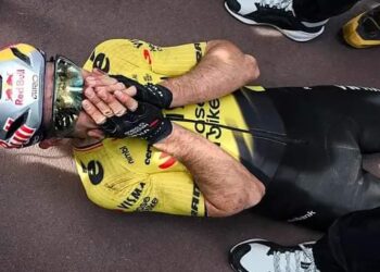 Van Aert ontsnapte aan noodlot: “Bijna einde carrière”