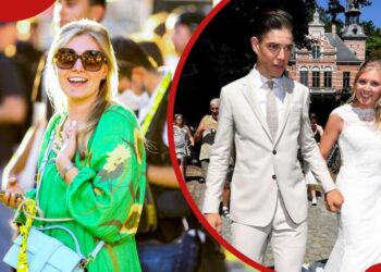 Writing Wout van Aert viert huwelijksverjaardag met ontroerende boodschap en bijzonder cadeau voor vrouw Sarah De Bie